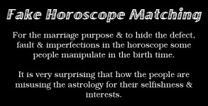 Fake horoscope or kundali matching