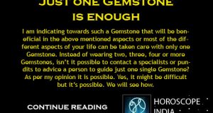 Just One Gemstone Is Enough